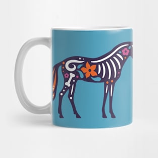 Colorful Day of the Dead Horse | Dia de los Muertos Animals Mug